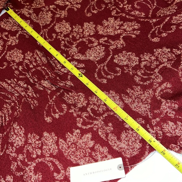 NWTS ANTHROPOLOGIE RUCHED SWEATER (L) - Picture 9 of 14